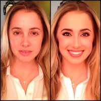 Makeup Lesson Before and After